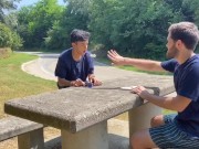 Compañeros de colegio follan en el parque - Seba Terry