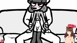 My stepsister finally lets me record porn with her, I cum inside her (Furry animation) - Jazziuu