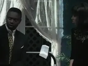 Older couple takes on a dangerous black gangster in steamy scene