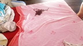 Amateur wife fingers pussy until orgasm. Latin pussy hair masturbation orgasm.