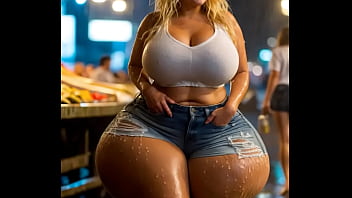 Thick PAWG animation (AI Generated)