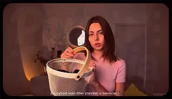 Seductive Babe in Bodystockings Teases with Dirty Talk JOI