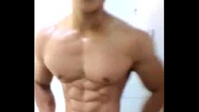 Asian Muscles Explode in IntenseGay Cum Session