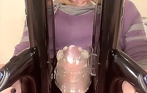 Post Orgasm Cum Milking Jessica Bloom Big Trans Dick Milking Machine