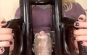 Post Orgasm Cum Milking Jessica Bloom Big Trans Dick Milking Machine