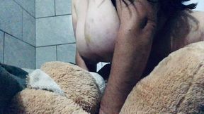 brincando com meu ursinho 🔥🥰