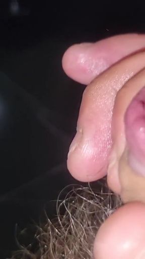 Powerful moment from &quot;SNIFF AND SUCK IT FOR ME   CUMSHOT IN TOWELS - HUGE COCK HANDJOB AND SPIT ON IT WHILE GIRLFRIEND IS&quot;