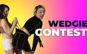 Jazzy Jay's first wedgie competition with Ziva Fey