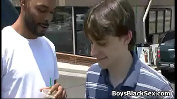 White Gay Sexy Teen Boy Enjoy Big Black Cock 12