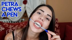 Petra chews a pen - HD