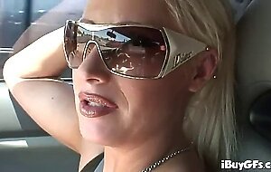 POV blowjob action with Candy Manson