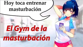 Spanish JOI Roleplay – Steamy Gym Session Teaches New Masturbation Techniques