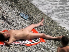 Amateur tourist fucked outdoor in public