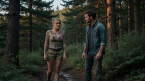lost in the woods and ended up getting fucked in a stranger s cabin - ai-generated content