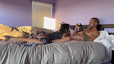 GREEN EYES Asian POV *intense* DEEPTHROAT