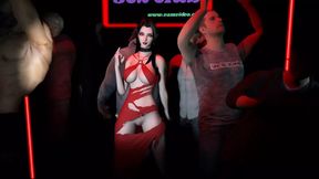 3D Japanese beauty unveils her naked boobs in intimate encounter with a stranger