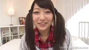 Adorable Japanese cutie Risa Itou enjoys a huge facial