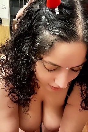 Busty Latina Sucks It Good and Ends on My Tits - Titsjob, Homemade Blowjob Ft Babyluna939