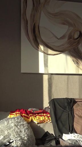 Ultimate Try on Haul of Hottest Brunette Babe with Lots of Mini Skirt See Through Top and No Panties Views