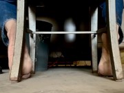 Dirty farm house feet