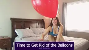 Time to Get Rid of the Balloons - Balloon Tease Roleplay - Subtitles