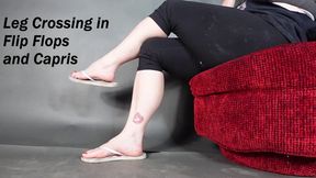 Leg Crossing in Flip Flops and Capris MP4 1080