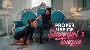 Proper Use of Slavegirl’s Tongue (720p)
