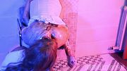 Extreme Chocolate Enema Release into Sissy Mouth – Super Messy Femdom