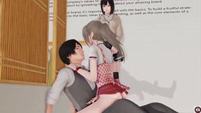 Teen slut welcomes big cock in public and shows off big rack