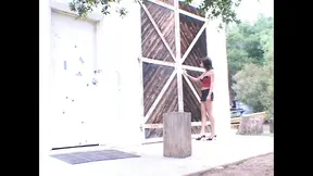 Hailey Paige's big dick outdoor fucking session