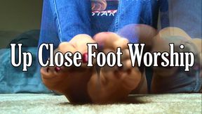 Up Close Foot Worship