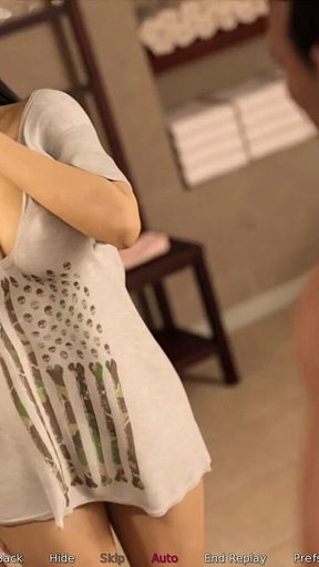 LISA #34a - Lisa Threesome in Hot Tub - Porn games, 3d hentai, adult games, 60 fps