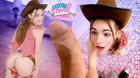 Cowgirl Girlfriend Drains Her Man After a Month Dry Spell