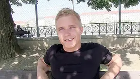 Blonde Boy Soaked in Cream After Wild Bareback Ride – XXX Gay