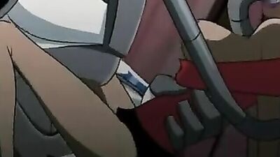 Redhead Teen's Big Tits Get Dominated by Cyborg Machine in Hot Anime Hentai
