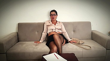 Mouth Full of Sperm! Milf Teacher take Exam 4k60fps