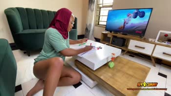 Afrocummy's Thirsty Thick Ass Gets Caught and Drenched in BBC