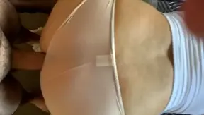 See-Through Temptation: Rebeccas Hot Lesbian Ride – Amateur POV 18+