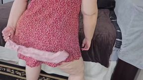 A stranger at the bus stop wanted my pussy (bbw ssbbw, Big ass, big butt, Thick ass, big boobs)