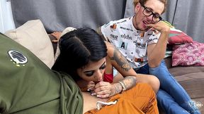 i fuck my boyfriend and my gay friend joins us