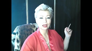 Charming mature woman in red, or hot fucking solo &amp_ non-solo )))