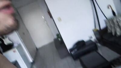 Cock-hungry guy blows a cameraman and gives him some butt