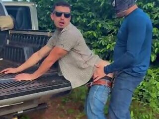 The cowboy came to f me