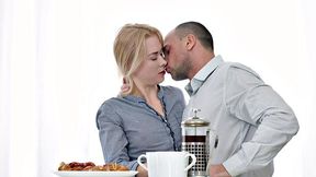 Small Breasted Blonde Lasciva Gives a BJ and Gets Drilled