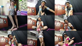 Stepmom maid trains you in CBT with urethral training