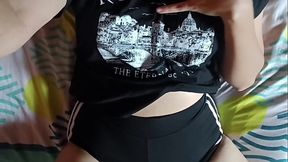 My horny wife won'_t let me work and demands that I fuck her hard