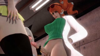 Pokemon - Futa threesome - Sonia x Rosa x Bea (3D Porn)