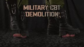 Military CBT Demolition in Chunky Dirty Boots (Close Version) - Tamystarly - Cock Balls Crush Trample, CBT, Bootjob, Trampling, Shoejob, Stomping