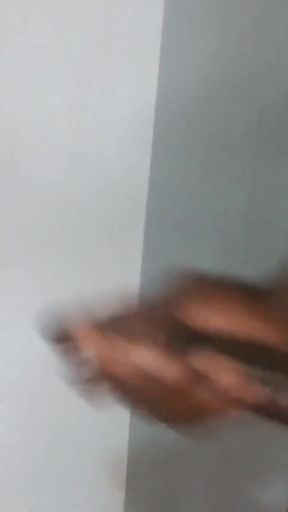 Slowly Passionately Stroking Swinging My Hard Big Black Cock
