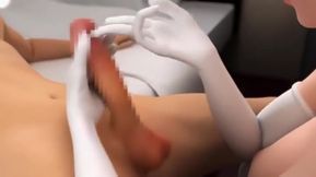 White gloves 3D fetish